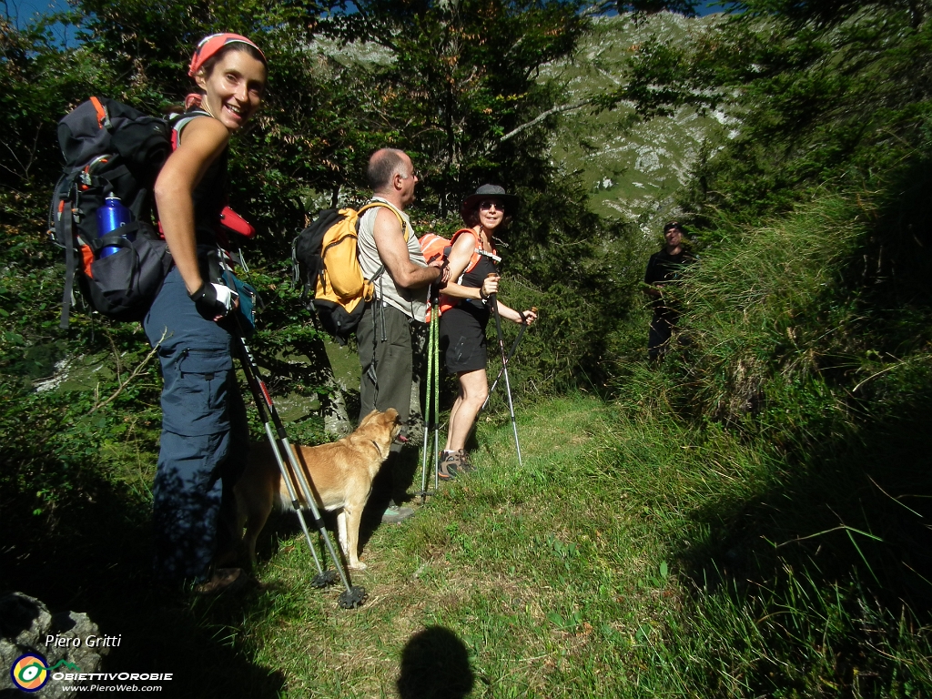 04 Siam saliti dal Sentiero del Colderù, della Pineta.JPG